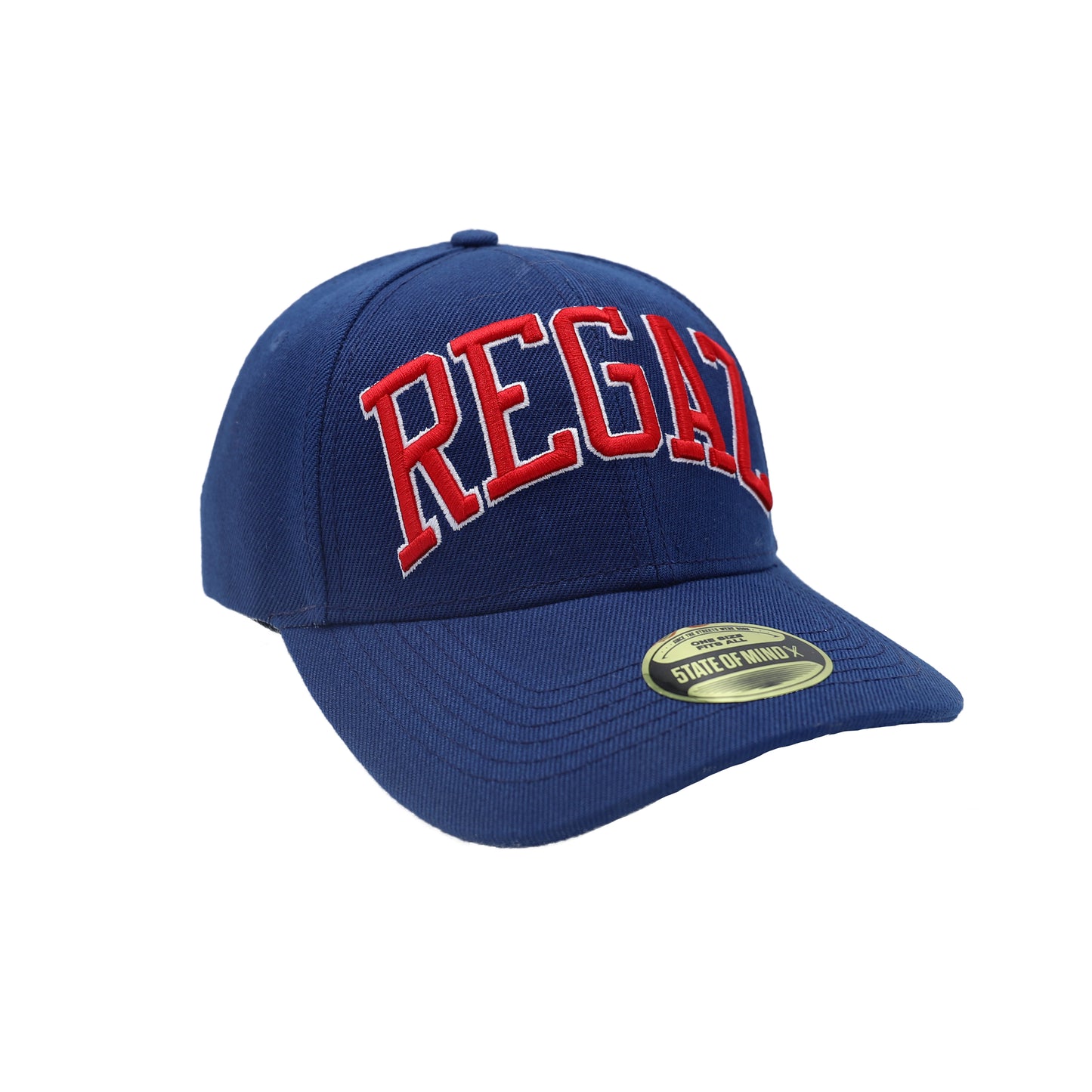 "5OM x IL REGAZ"  curved visor hat