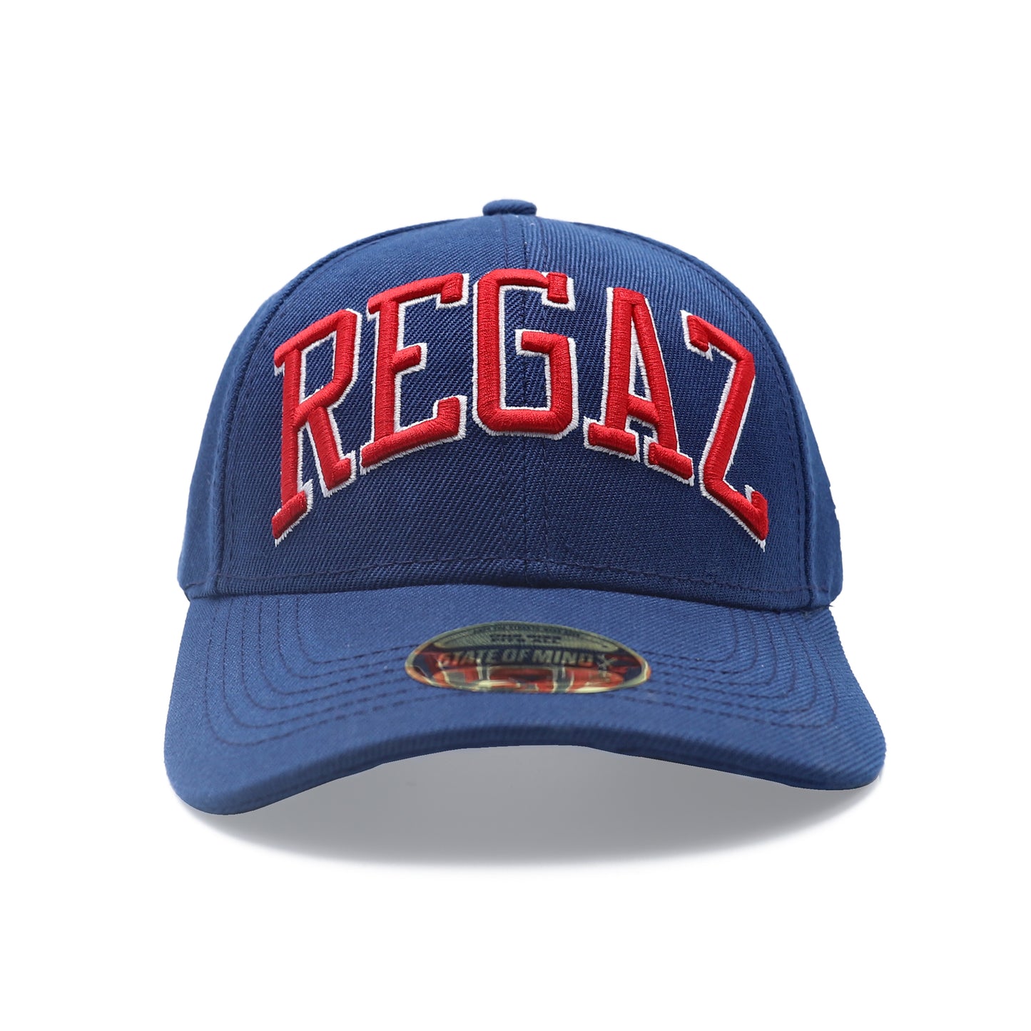 "5OM x IL REGAZ"  curved visor hat