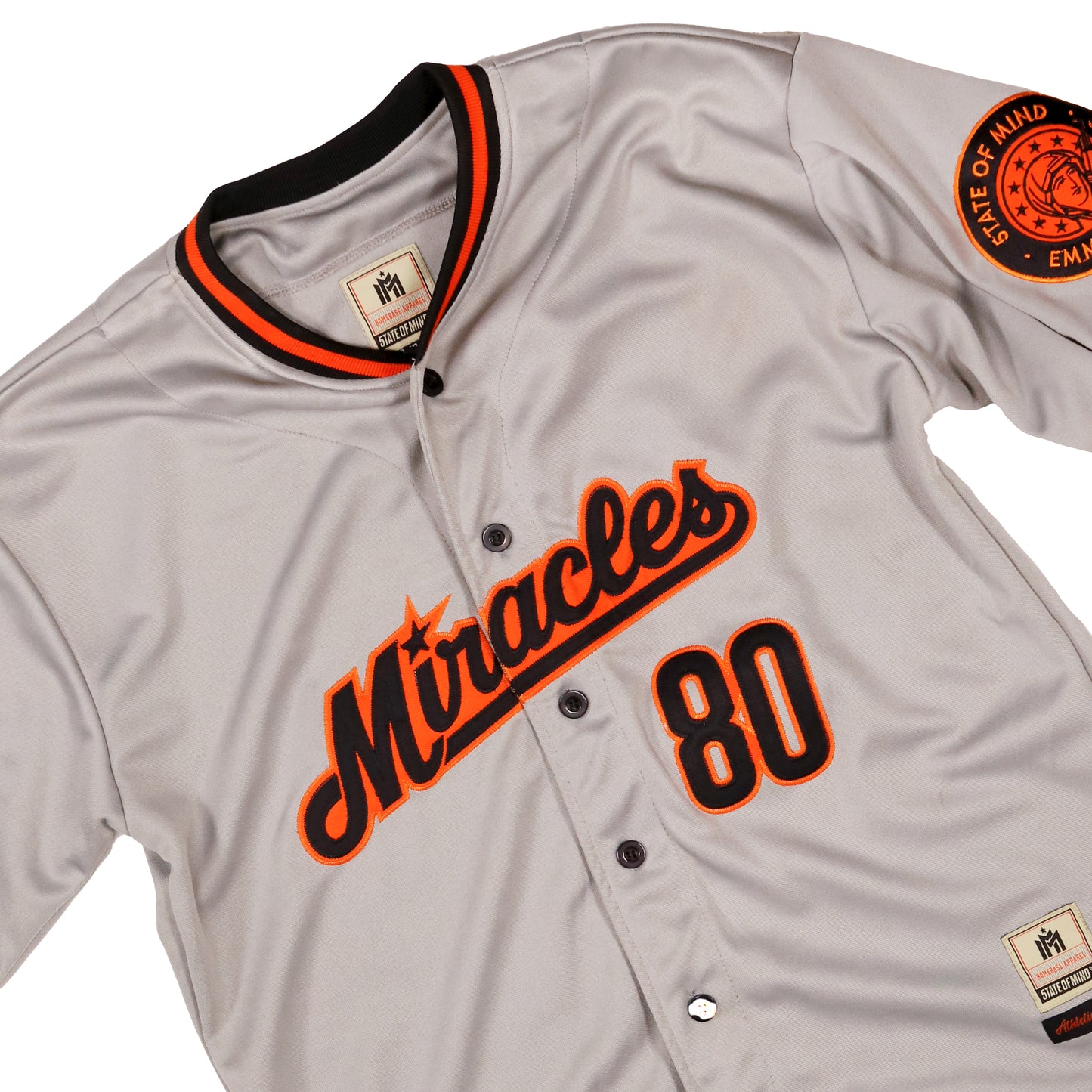 " EMME-I MIRACLES " Baseball Shirt Grigia