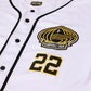 "5OM x GUE' x G-CAPITALE" baseball jersey