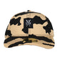 "RETROFUTURE" Curved Visor Hat Peach Camo Ripstop
