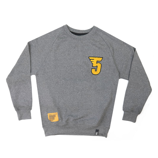 "5 Rules" sweatshirt heater gray