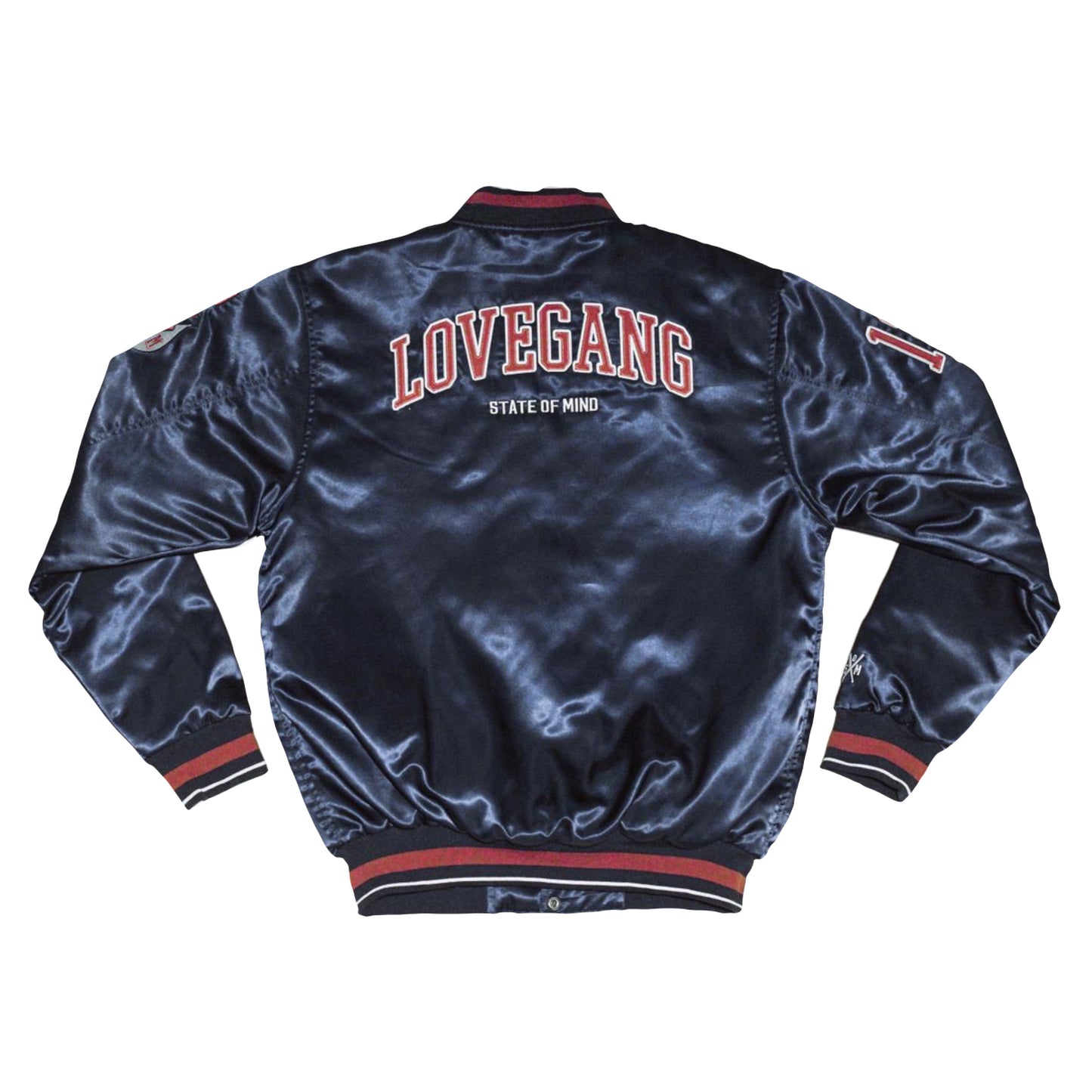 "5OM x LOVE GANG" bomber jacket