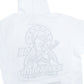 " EMME-I MIRACLES MADREPERLA" Hoodie Bianca